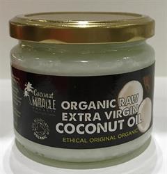 Ulei de nucă de cocos extra virgin organic RAW 300 ml (comandați în unică sau 12 pentru comerț exterior)