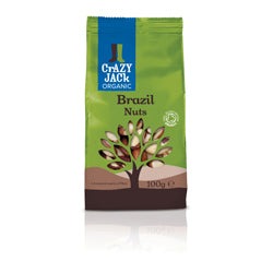 Organic Brazil Nuts100g (order in singles or 9 for trade outer)