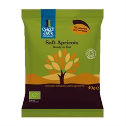 Organic Ready to Eat Soft Apricots 40g (order 18 for retail outer)