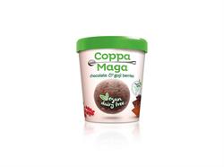 Înghețată vegană cu ciocolată și fructe de pădure Goji 125 ml (comandați în single sau 12 pentru comerț exterior)