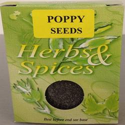 Poppy Seeds 50g (order in singles or 12 for trade outer)