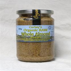 Carley's Organic Raw Almond Butter 425g