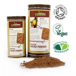 Cacao peruano orgánico en polvo 100 g (pedir por separado o 12 para el comercio exterior)