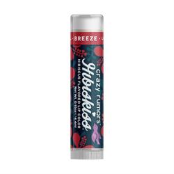 Baume à lèvres végétalien teinté 100 % naturel Breeze Hibiskiss 4 ml (commander par multiples de 2 ou 12 pour l'extérieur au détail)