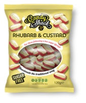 Rhubarbe et crème anglaise sans sucre 120g (commander en simple ou 12 pour le commerce extérieur)