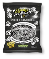 Humbugs à la menthe sans sucre 120g (commander en simple ou 12 pour le commerce extérieur)