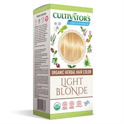 75 % de réduction sur la coloration capillaire biologique à base de plantes - Blond clair 100 g (commander en simple ou 20 pour le commerce extérieur)