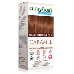 75% RABAT Økologisk urte-hårfarve - Karamel 100g (bestil i singler eller 20 for bytte ydre)