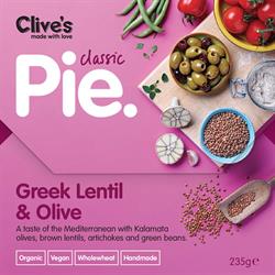 Clives greske linser + oliven 235g
