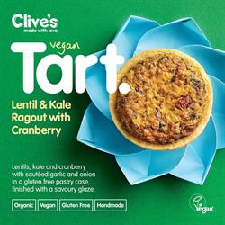 Vegane Tarte – Linsen-Grünkohl-Ragout mit Cranberry 210g