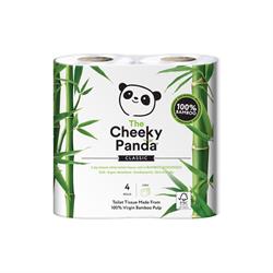 100% Bamboo Toilet Tissue 4 Pack (order in singles or 12 for trade outer)