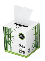 cubo de pañuelos faciales 100% bambú, 3 capas, 56 hojas (pedir por separado o 12 para el exterior comercial)