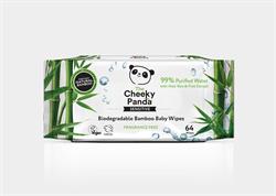 Toallitas biodegradables de bambú para bebés con 99% de agua purificada (pedir por unidades o 24 para el comercio exterior)