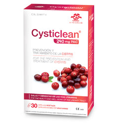 Cysticlean 240mg PAC 30 כמוסות (להזמין ביחידים או 20 עבור טרייד חיצוני)