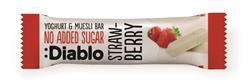 Barre de muesli aux fraises enrobée de yaourt Diablo 30 g (commander en simple ou 32 pour l'extérieur au détail)