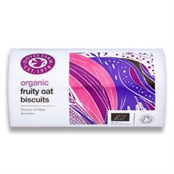 Organic Fruity Oat Biscuits 200g roll-pack (order in singles or 12 for trade outer)