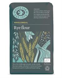 Organic Wholemeal Rye Flour 1kg (order 5 for trade outer)
