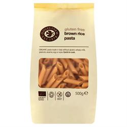 Gluten Free, Organic Brown Rice Penne 500g (order in singles or 8 for trade outer)