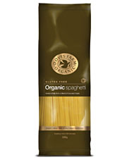 Espaguetis orgánicos de maíz y arroz sin gluten, 500 g (pedir por separado o 12 para el comercio exterior)