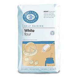 Organic Self Raising White Flour 1kg (order 5 for trade outer)