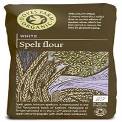 Organic Spelt White Flour 1kg (order 5 for trade outer)