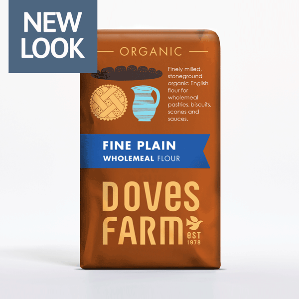 Doves Farm Farina Integrale Inglese Bio Macinata a Pietra 1kg