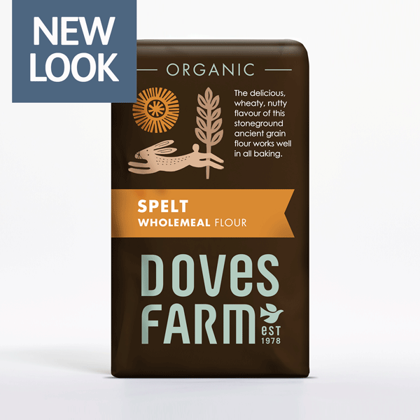Doves Farm ekologiczna mąka orkiszowa razowa mielona 1kg