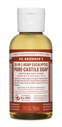 Org Eucalyptus Castile Liquid Soap 60ml (order in singles or 12 for trade outer)
