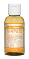 Org Citrus Orange Liquid Soap 60ml (order in singles or 12 for trade outer)