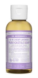 Org Lavender Castile Liq Soap 60ml (order in singles or 12 for trade outer)