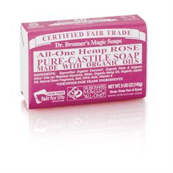 Org Rose Soap Bar 140g (order in singles or 12 for trade outer)