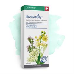 PhytoVitality Fleur de Tilleul Liquide, Thym Fleur de Sureau 250 ml