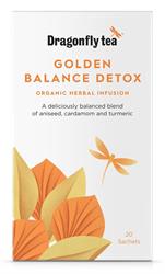 25 % de réduction sur le thé détox biologique Golden Balance Dragonfly (commander en simple ou 4 pour l'extérieur au détail)