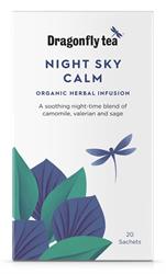 25% KORTING Dragonfly Tea Organic Night Sky Calm (bestel per stuk of 4 voor de detailhandel)