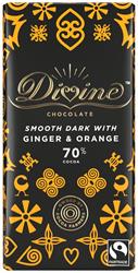 Dark Chocolate with Ginger & Orange 100g (order in singles or 15 for trade outer)