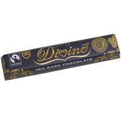Barre Impulse au chocolat noir 70 % Fairtrade (commander par multiples de 10 ou 30 pour le commerce extérieur)