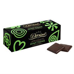 Fairtrade Dark Choc Mint After Dinner Thins 200g (pedido em singles ou 12 para comércio externo)