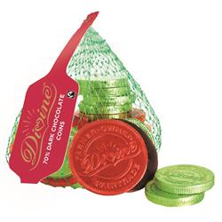 70% Fairtrade Dark Choc Coins 65g (order in singles or 20 for trade outer)