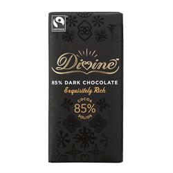 Chocolat Noir 85% 100g (commander en simple ou 15 pour le commerce extérieur)