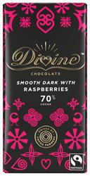 Dark Chocolate with Raspberries 100g (order in singles or 15 for trade outer)
