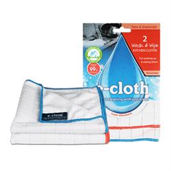 Antibacterial Wash & Wipe Cloths x 2 cloths (order in singles or 10 for trade outer)