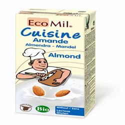 Ecomil Almond Cuisine 200ml (bestil i single eller 24 for bytte ydre)