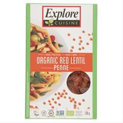 Organic Red Lentil Penne 250g (order in singles or 6 for retail outer)