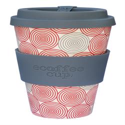 Swirl with Grey Silicone Coffee Cup 400ml (order in singles or 36 for trade outer)