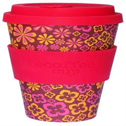 Yeah Baby with Deep Pink Silicone Coffee Cup 400ml (order in singles or 36 for trade outer)
