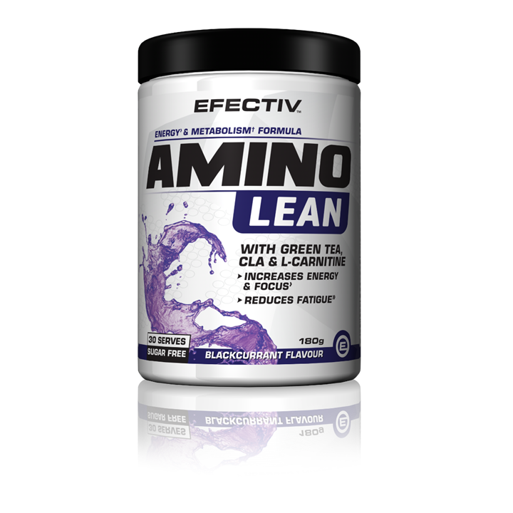 Efectiv nutrition amino mager 180g / zwarte bes