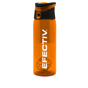 Efectiv Nutrition Hybrid-Sportflasche 750 ml, Orange & Schwarz