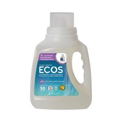 ECOS Laundry Liquid Lavender 50 غسلة (طلب فردي أو 8 للتجارة الخارجية)