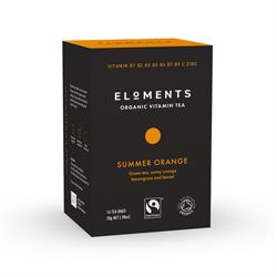 10 % RABAT Summer Orange Organic Vitamin Tea 14 teposer (bestilles i single eller 4 for detail ydre)