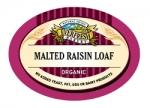 Organic Malted Raisin Loaf 290g (order in singles or 8 for trade outer)